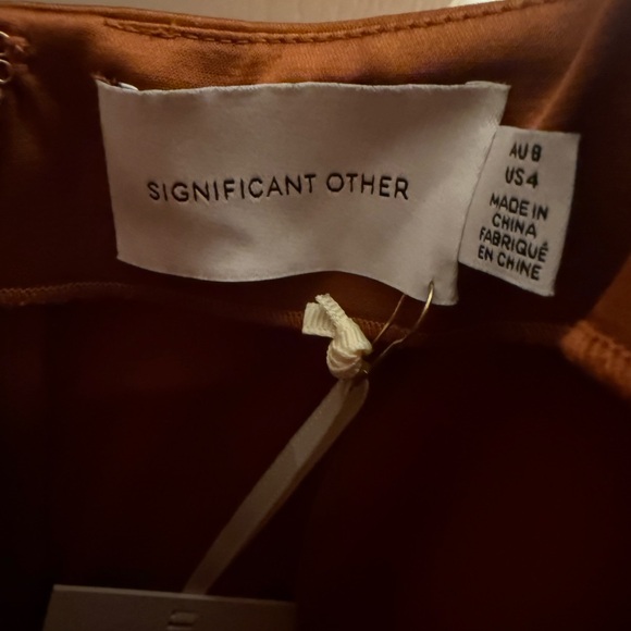 Significant Other (Anthropology) - Holly Mini in Clay - NWT - Size US 4 - Picture 6 of 9